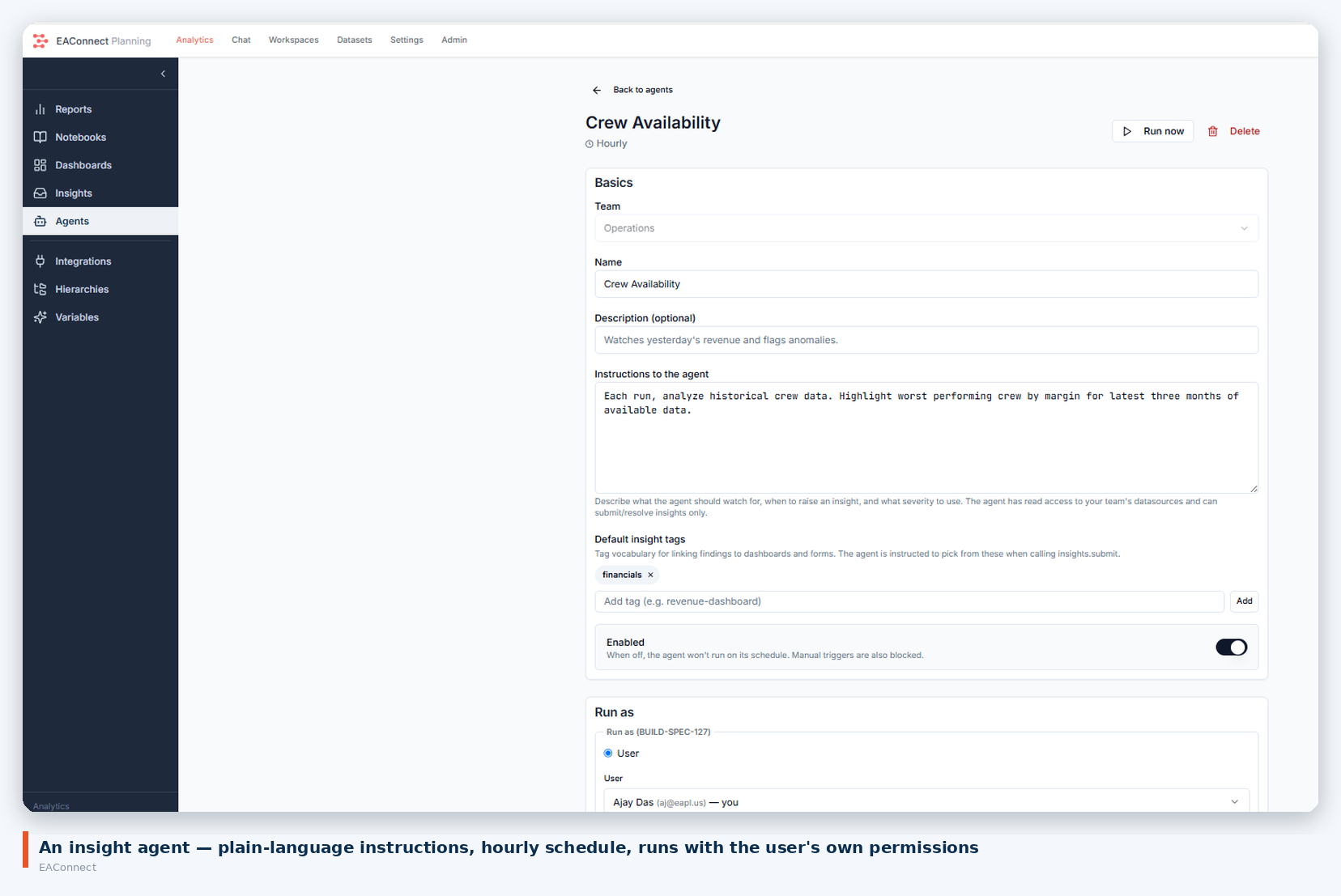Insight agent definition